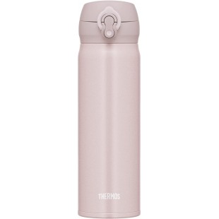 Thermos Vacuum Insulated Bottle 500ml-Beige Pink